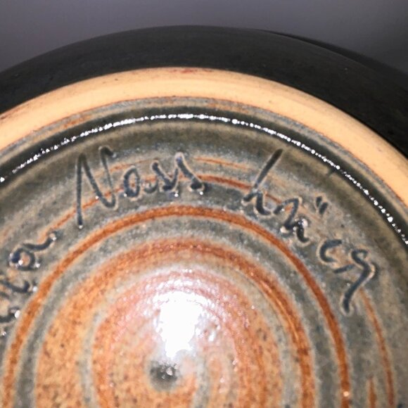 Tierra Firme Ceramica Gres Barbara Crummenauer 7.5" Pottery Bowl Santiago Chile - Picture 15 of 16